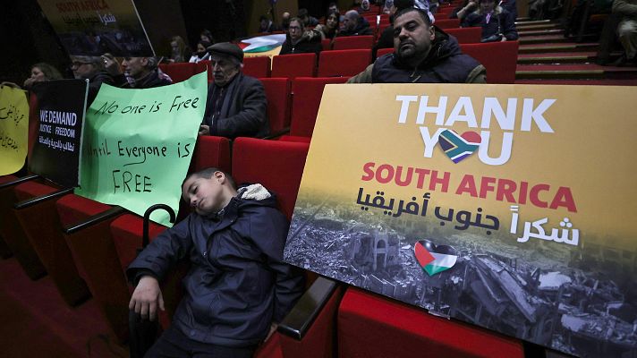 Tristeza y decepción entre los palestinos por el fallo de La Haya: "Estábamos esperanzados por el final de la guerra"