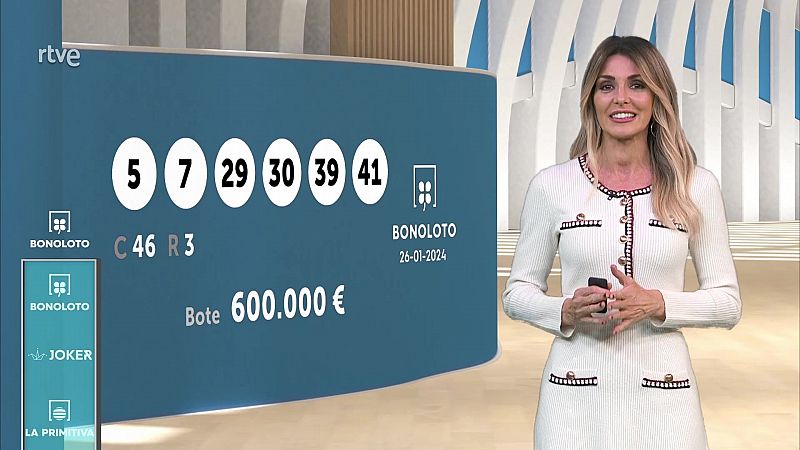 Sorteo de la Bonoloto y Euromillones del 26/01/2024 - ver ahora