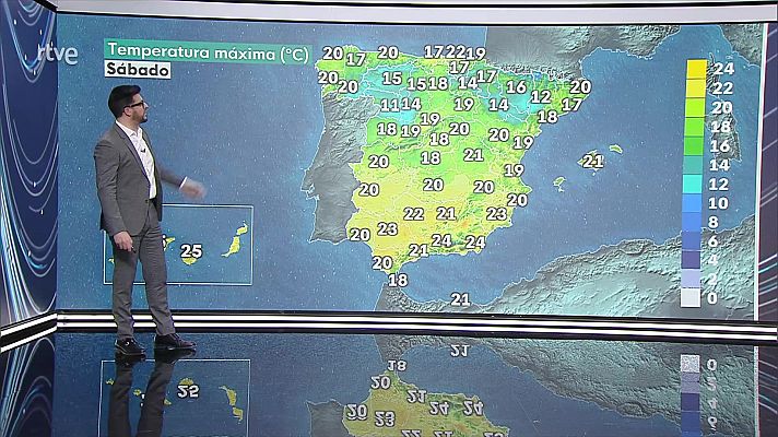 El tiempo - Intervalos de viento fuerte y/o rachas muy fuertes en Canarias
