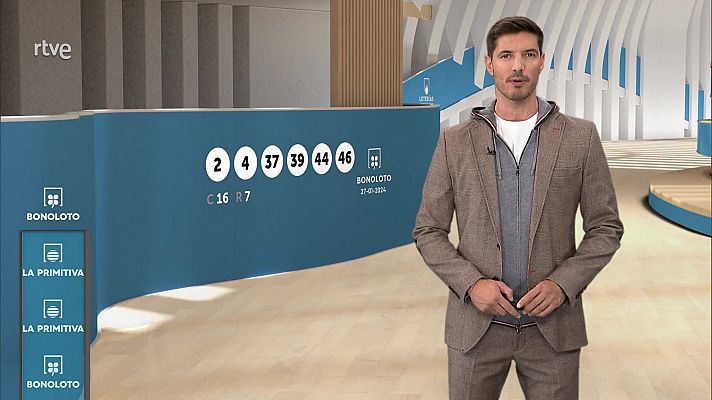 Loterías - Sorteo de la Bonoloto y Primitiva del 27/01/2024