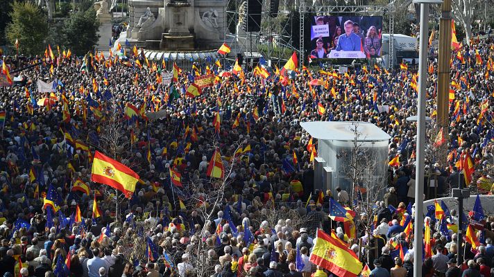 Informativo 24h - Feijóo promete "rescatar democráticamente" a España en una protesta contra la amnistía
