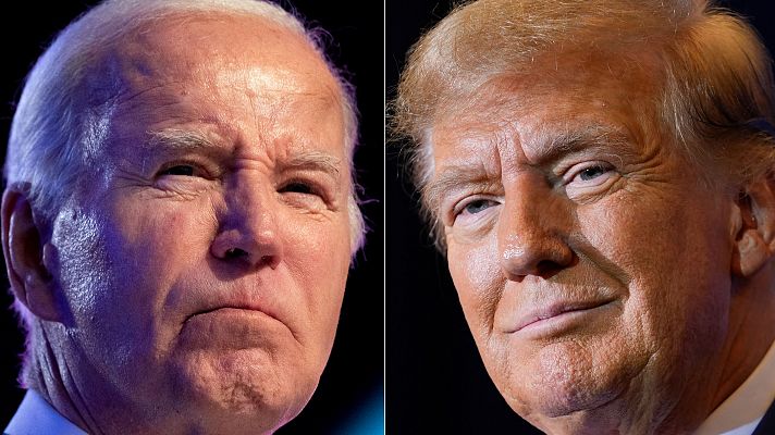 Biden carga contra Trump, que sigue con su campaña como favorito en las primarias republicanas