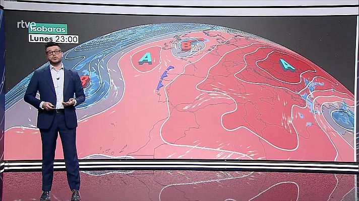 El tiempo - Intervalos de viento fuerte en el litoral oeste de Galicia