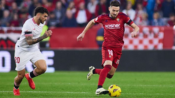 Sevilla - Osasuna: resumen del partido de la 22ª jornada de Liga