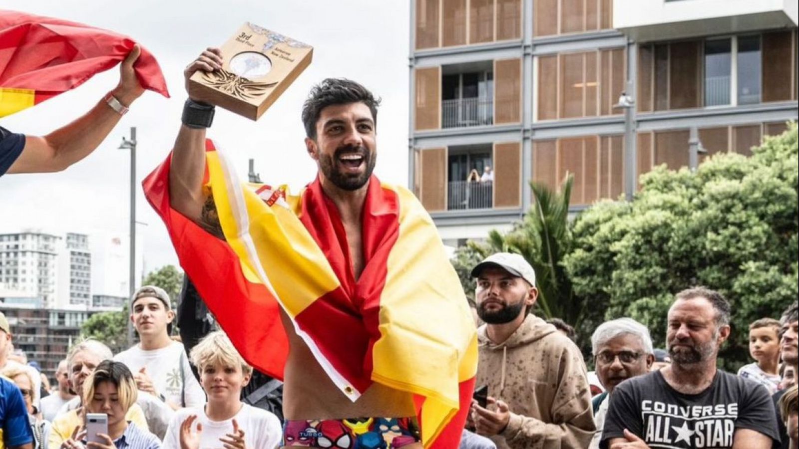 Carlos Gimeno, bronce en las Series Mundiales de Cliff Diving en Nueva Zelanda