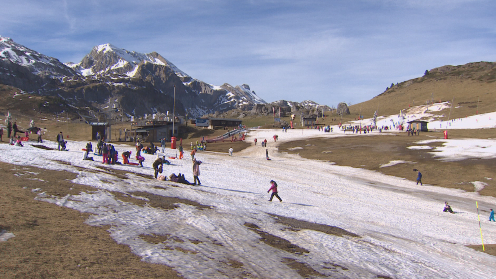 Temporada de invierno atípica en Aragón