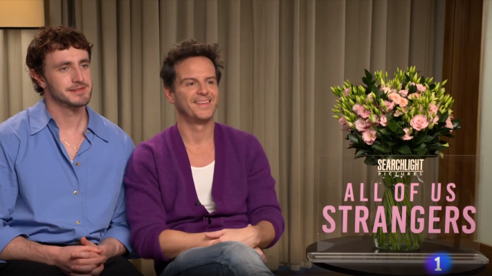 Telediario 1 - El actor Paul Mescal presenta 'Desconocidos', una de las películas británicas del año