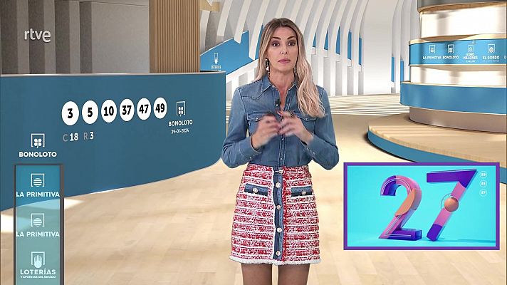 Loterías - Sorteo de la Bonoloto y Primitiva del 29/01/2024