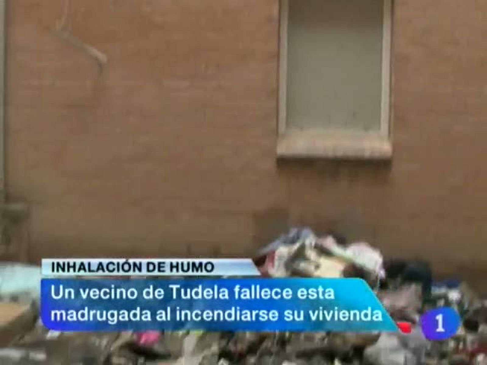  Un hombre de 77 años ha muerto en Tudela al incendiarse su vivienda. Navarra continúa en alerta naranja por viento y nieve. Pamplona honra a su patrón San Saturnino. (29/11/12)