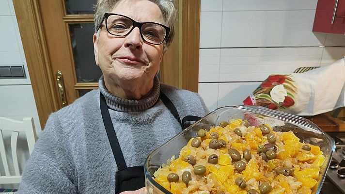 Receta de ensalada de naranja casera con bacalao y pimentón