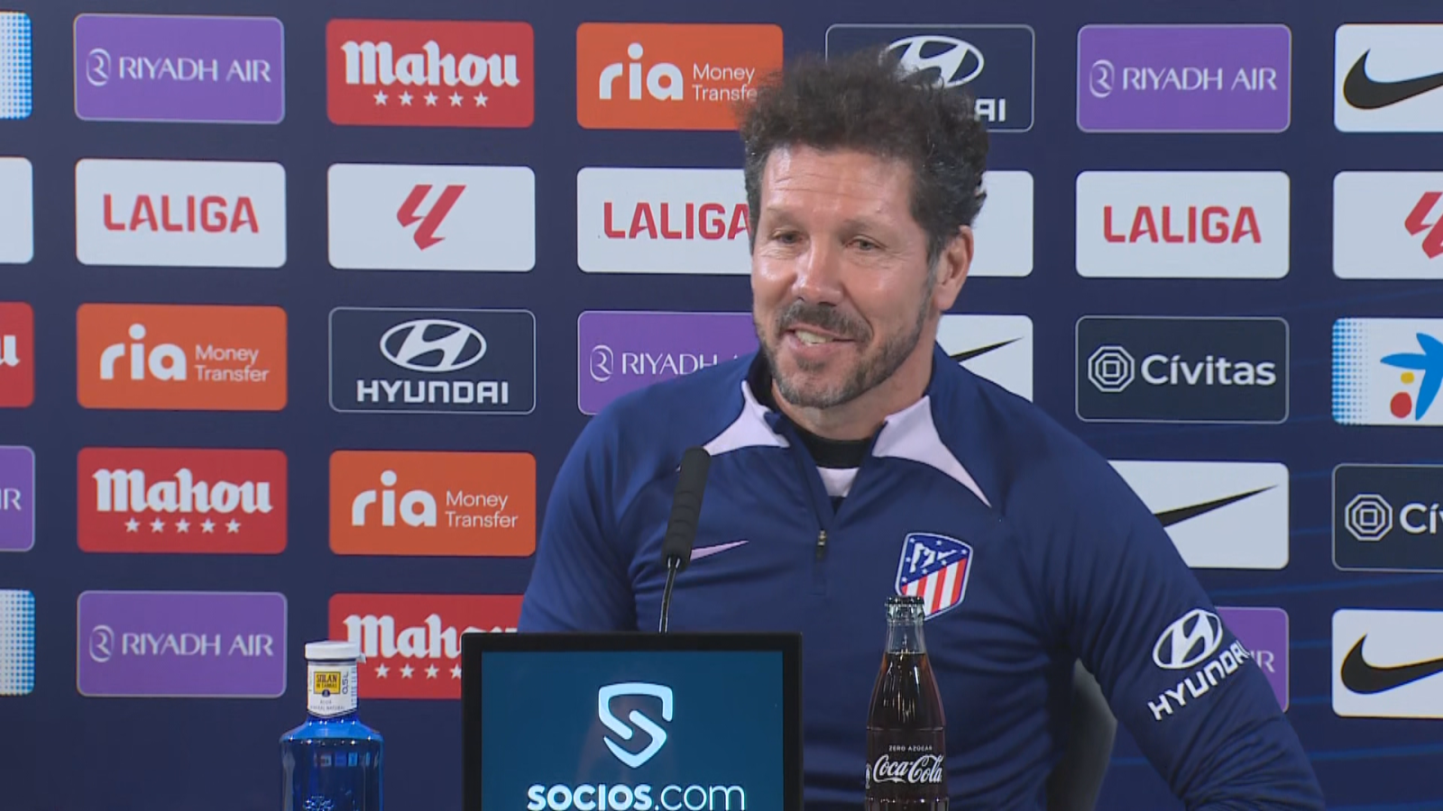 Simeone: "Necesitamos pensar en el Rayo y en el domingo" - Fútbol | Ver