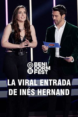 El momentazo de Inés Hernand en la primera semifinal del Benidorm Fest 2024