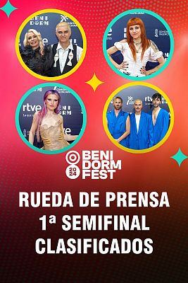 Benidorm Fest - Rueda de prensa de los clasificados de la 1ª semifinal