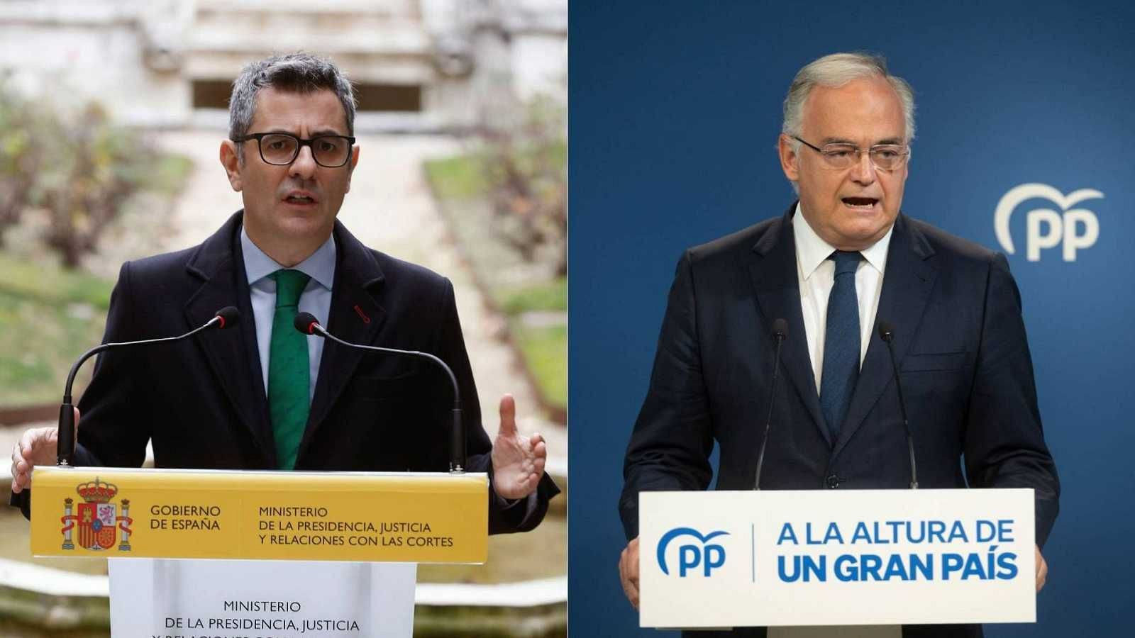 PSOE y PP buscan en Bruselas desencallar la renovación del CGPJ - Telediario 1 | Ver