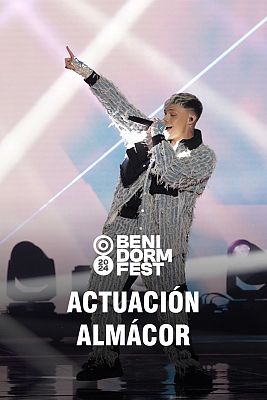 Benidorm Fest - Almácor canta “Brillos platino” en la segunda semifinal