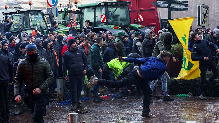 La protesta agraria estalla en Europa
