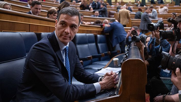 Telediario 2 - Sánchez defiende que con la ley de amnistía "todos serán amnistiados": "El independentismo catalán no es terrorismo"