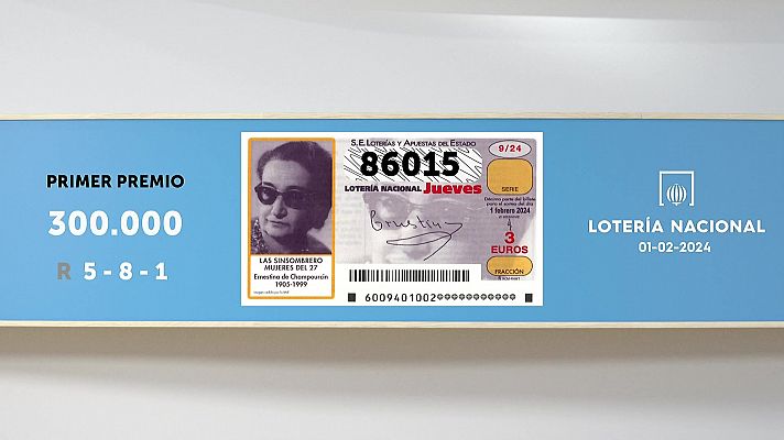 SELAE - Sorteo de la Lotería Nacional del 01/02/2024