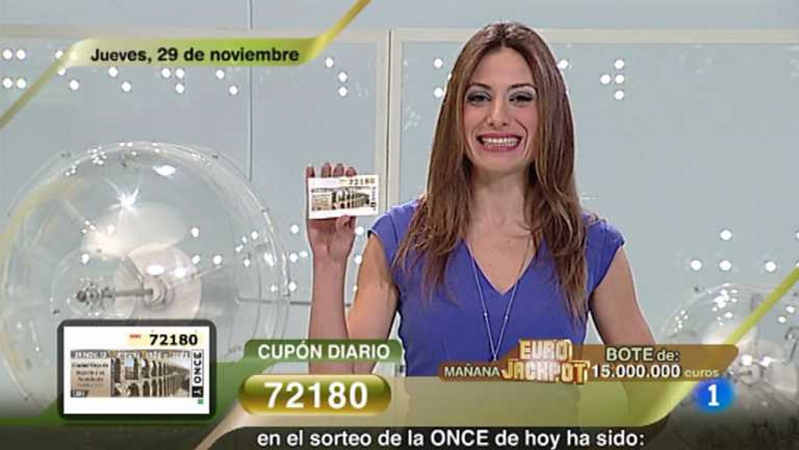 Sorteos ONCE: Sorteo ONCE - 29/11/12 | RTVE Play