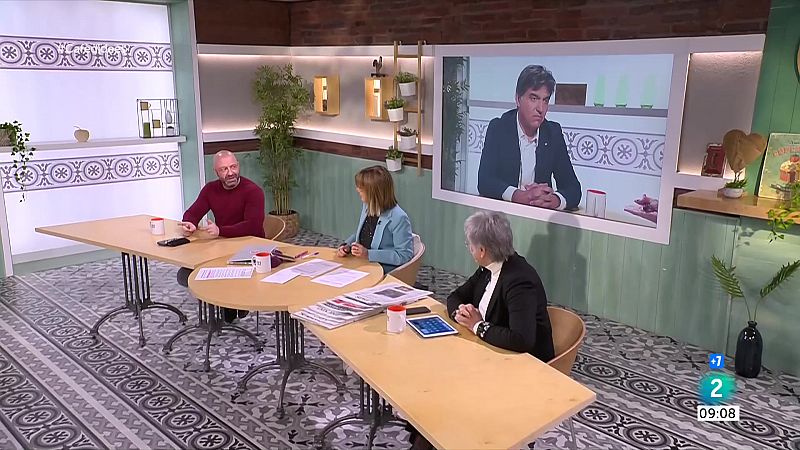 Gemma Nierga entrevista al 'Cafè d'idees' a Sergi Sabrià. Celebrem amb Rosa Vergés el Premi Gaudí d'Honor 2024. I parlem de mesures per la sequera