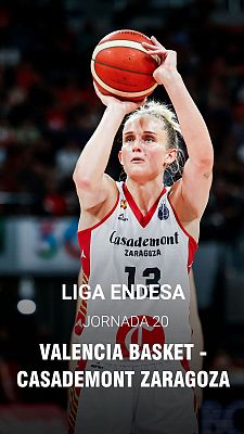 Baloncesto en RTVE - Liga Endesa 20ª Jornada Valencia Basket - Casademont Zaragoza