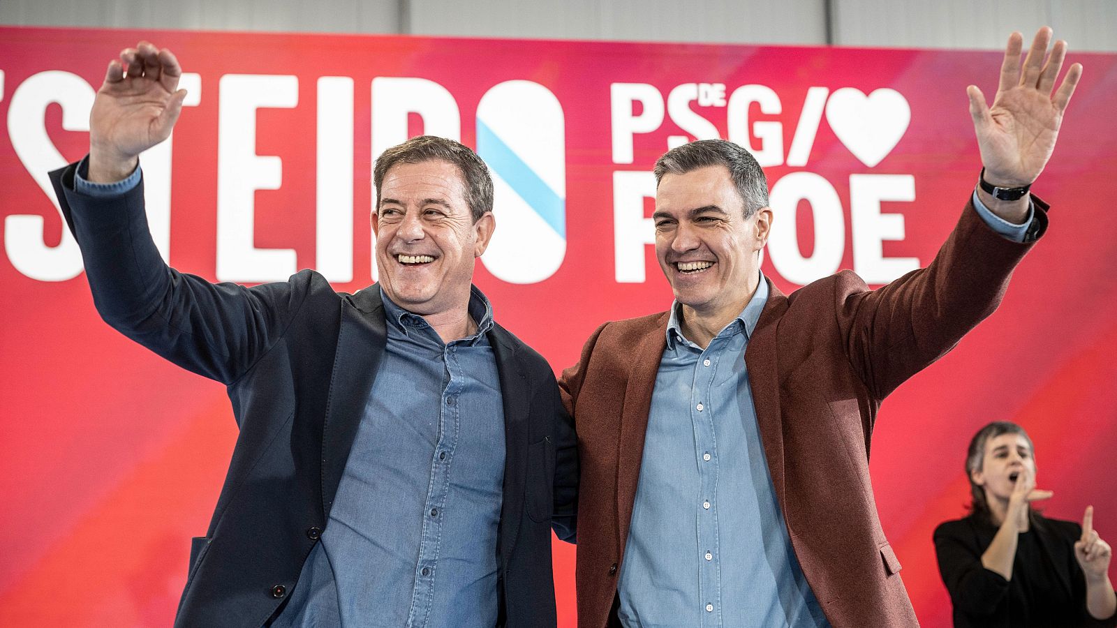 Elecciones Galicia: Los líderes nacionales arropan a sus candidatos