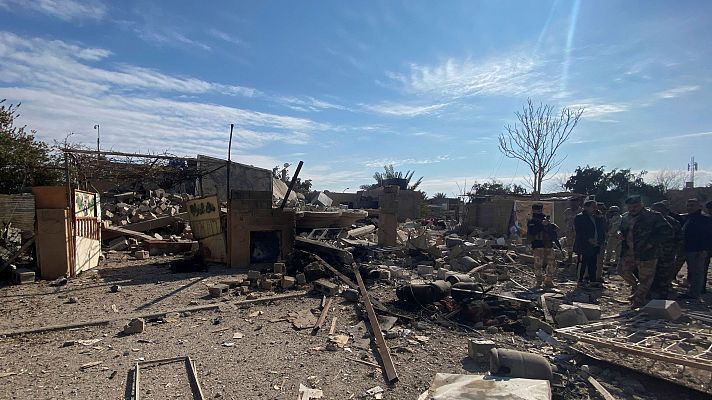 Telediario Fin de Semana - Estados Unidos bombardea posiciones de milicias en Irak y Siria por el ataque en Jordania