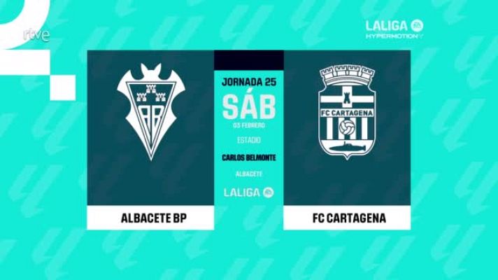 Resúmenes de LaLiga - Albacete - Cartagena: resumen del partido de la 25ª jornada de Liga