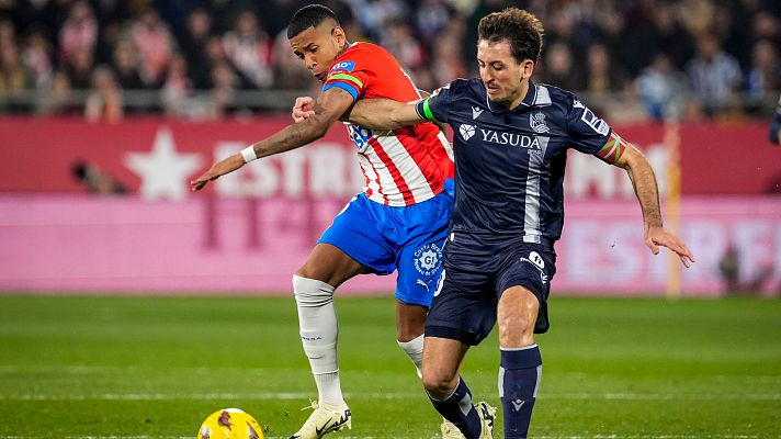 Resúmenes de LaLiga - Girona - Real Sociedad: resumen del partido de la 23ª jornada