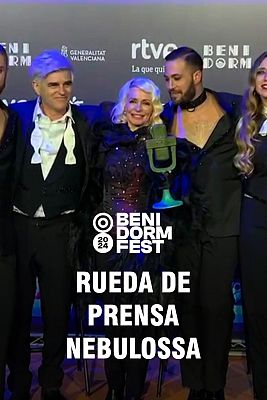 Benidorm Fest - Rueda de prensa de Nebulossa como ganadores