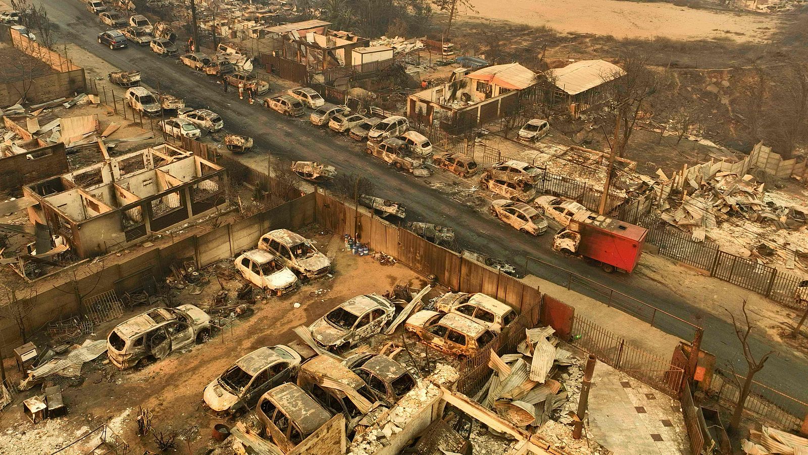 Chile: Medio centenar de muertos en los incendios en el centro del país