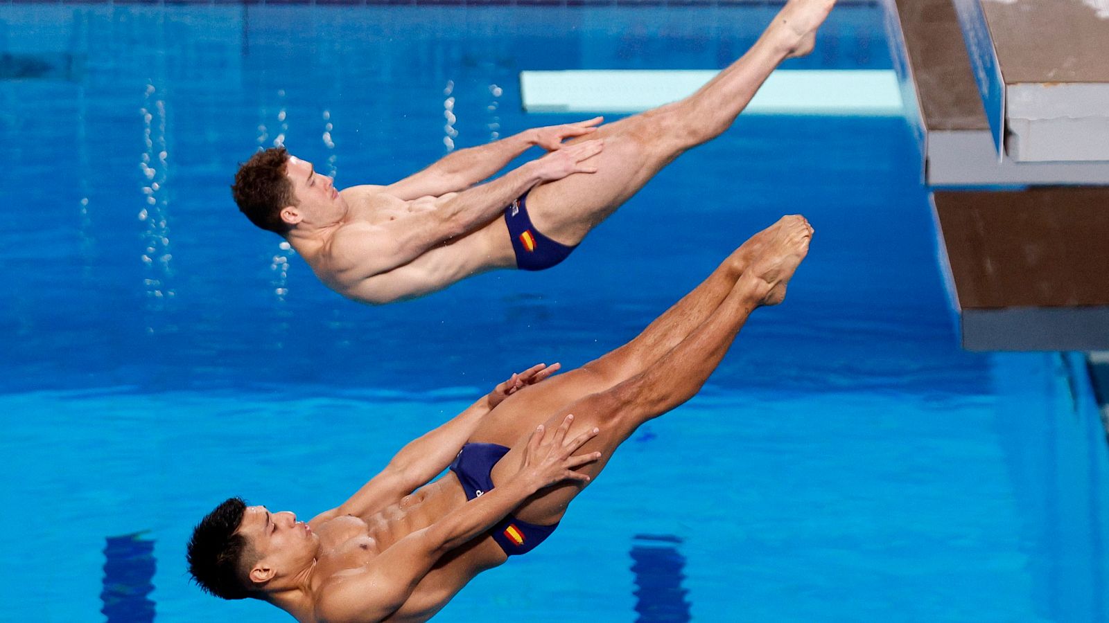 Adrián Abadía y Nico García Boissier, bronce mundial en saltos