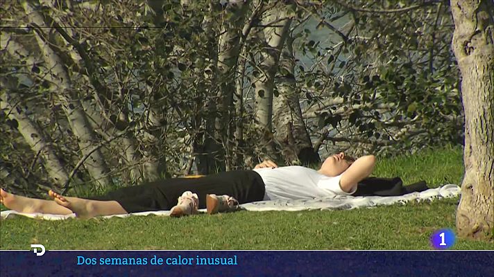 Un febrero con calor inusual