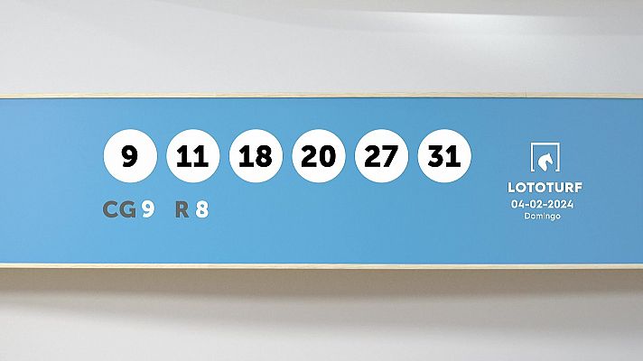 SELAE - Sorteo de Lotería Lototurf: 04/02/2024