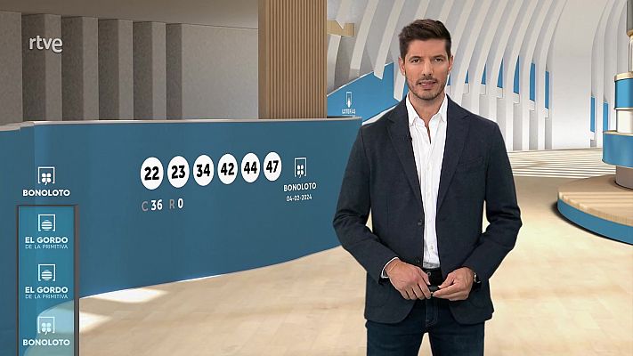 Loterías - Sorteo de la Bonoloto y El Gordo de la Primitiva del 04/02/2024