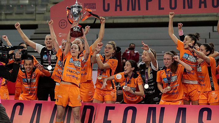 Un solitario gol de Dany permite a Burela reeditar el título en la Supercopa Femenina de Fútbol Sala
