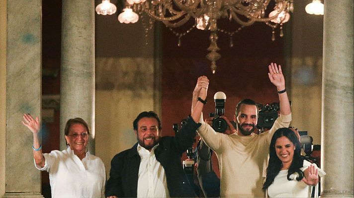 Telediario Matinal - Bukele se autoproclama ganador de las elecciones en El Salvador