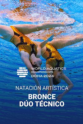Natación - Iris Tió y Alisa Ozhogina logran el bronce mundialista en Doha