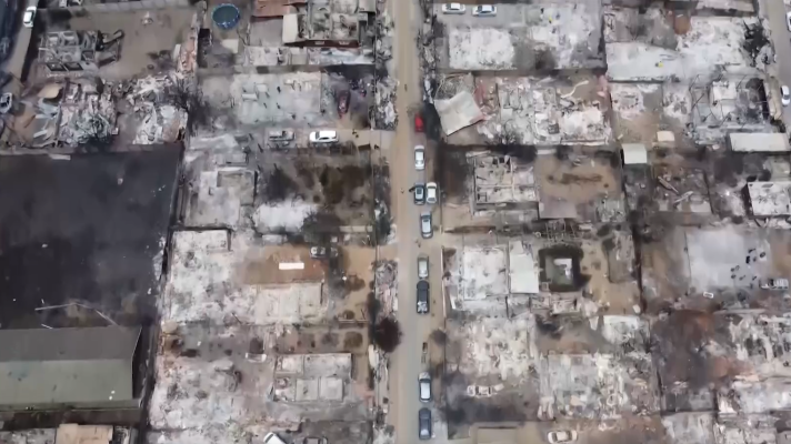 Telediario 1 - Los incendios en Chile dejan a 40.000 personas sin hogar