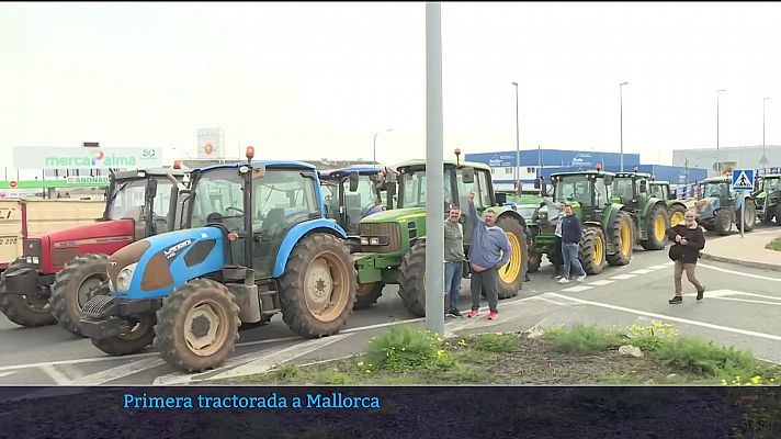 Primera tractorada a Mallorca