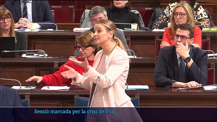 Sessió de control al Parlament marcada per la crisi de Vox