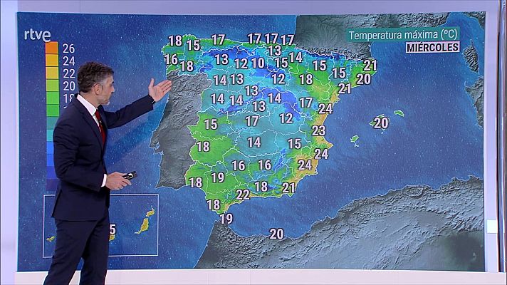 Las temperaturas máximas tenderán a subir en la mitad sur del litoral mediterráneo