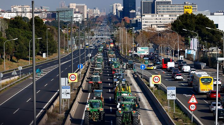 Telediario 2 - La situación del campo protagoniza el debate en el Congreso de los Diputados