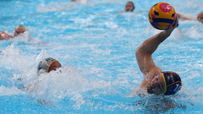 Waterpolo - Los robos de balón de Felipe Perrone, claves en el España-Croacia