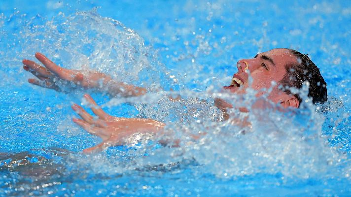 Mundial sincronizada | Dennis González, plata en solo libre