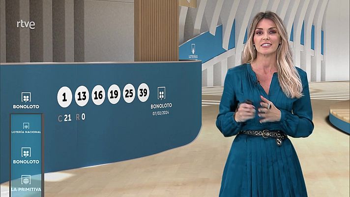 Loterías - Sorteo de la Bonoloto del 07/02/2024