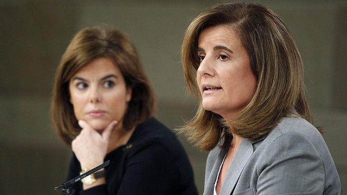 Telediario 1 - Recortes en las pensiones