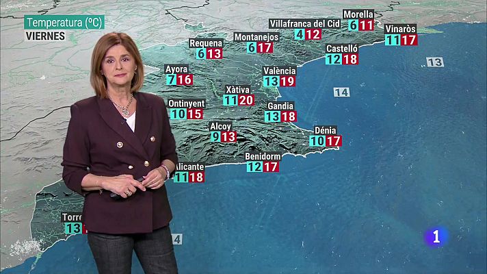 El tiempo en la Comunitat Valenciana 08/02/24