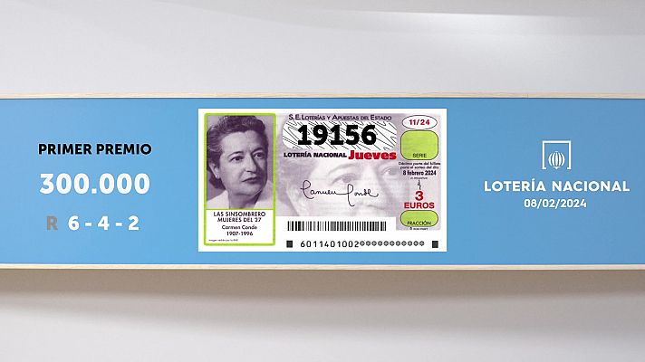 SELAE - Sorteo de la Lotería Nacional del 08/02/2024