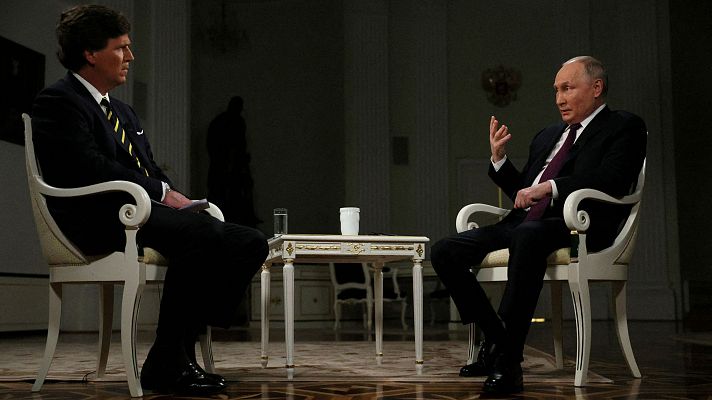 Putin se deja entrevistar por el polémico periodista estadounidense Tucker Carlson
